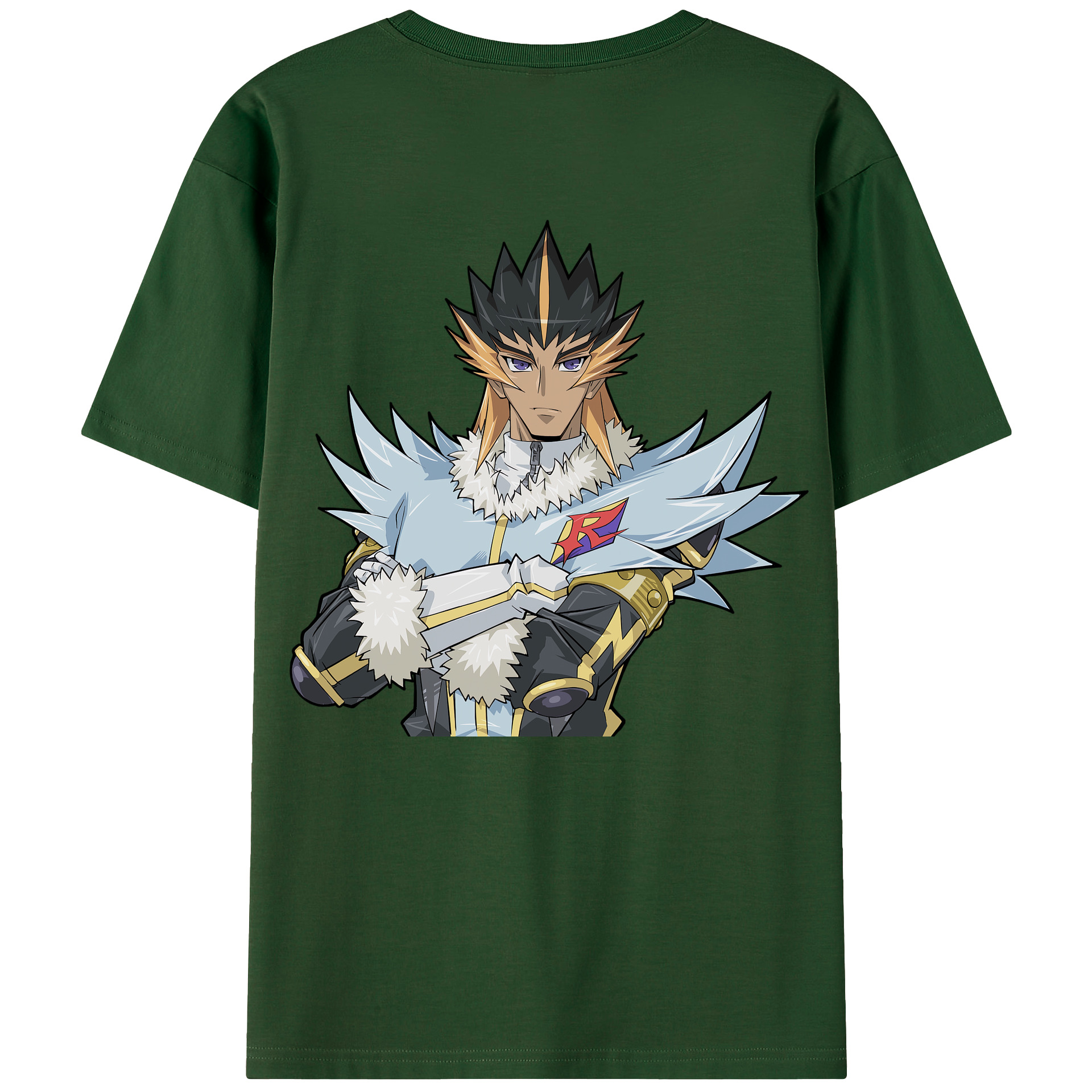 （画像用） 遊☆戯☆王 Yu-Gi-Oh! 綿100％半袖Tシャツ（背面プリント）